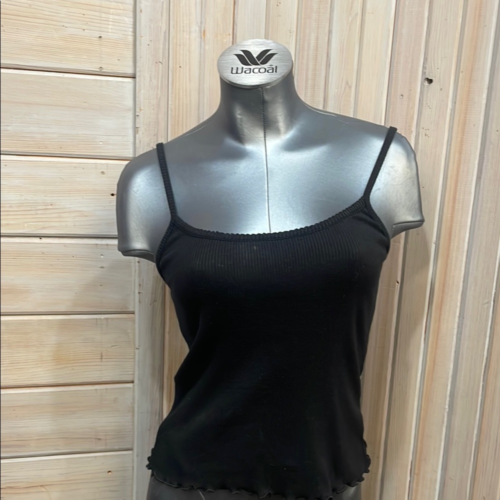 SO Black Fitted Sleeveless Camisole